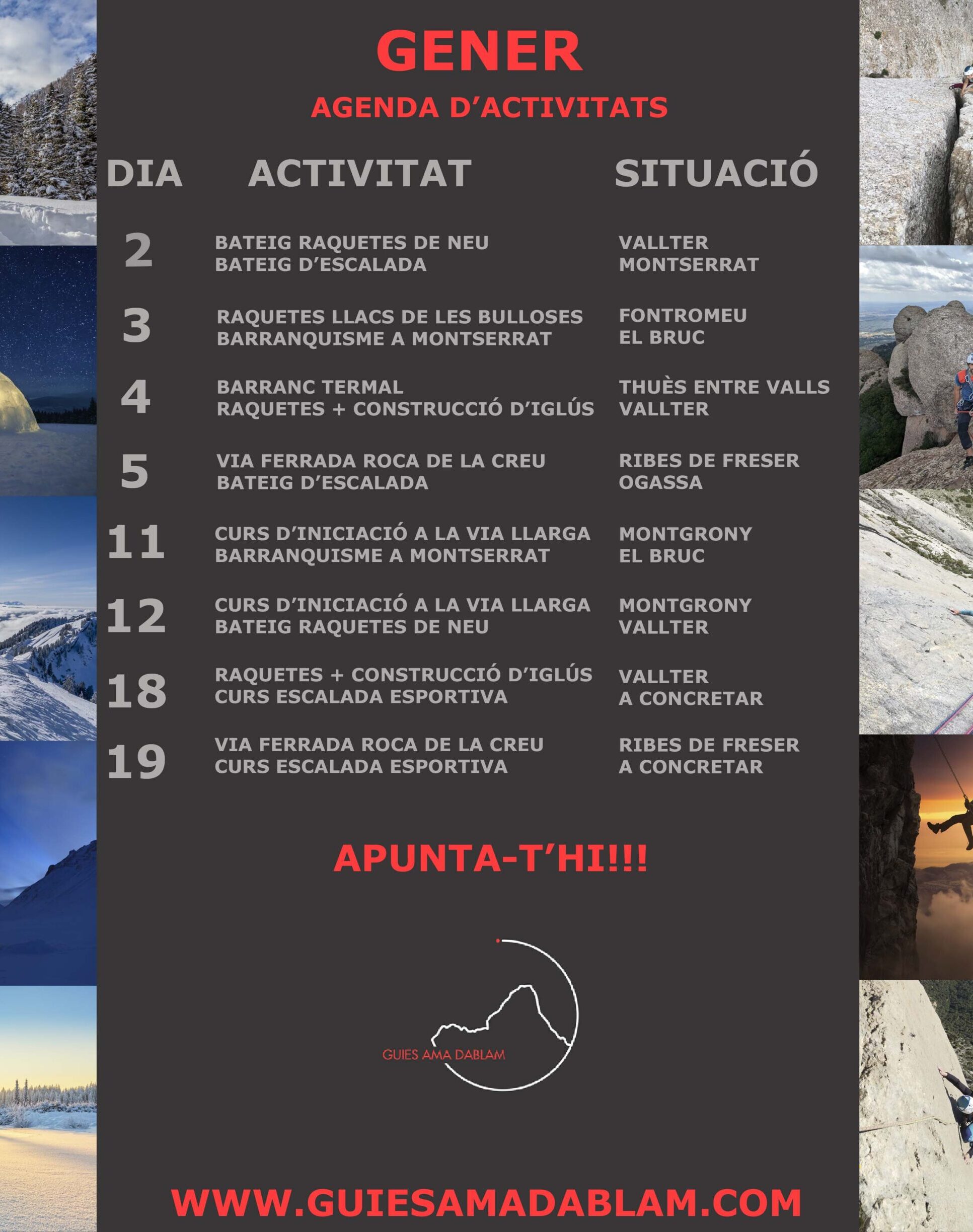 Agenda activitats